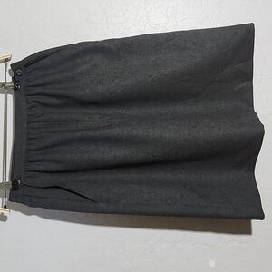 Vintage Haberdasbery Petite XS Gray Skirt w Pockets